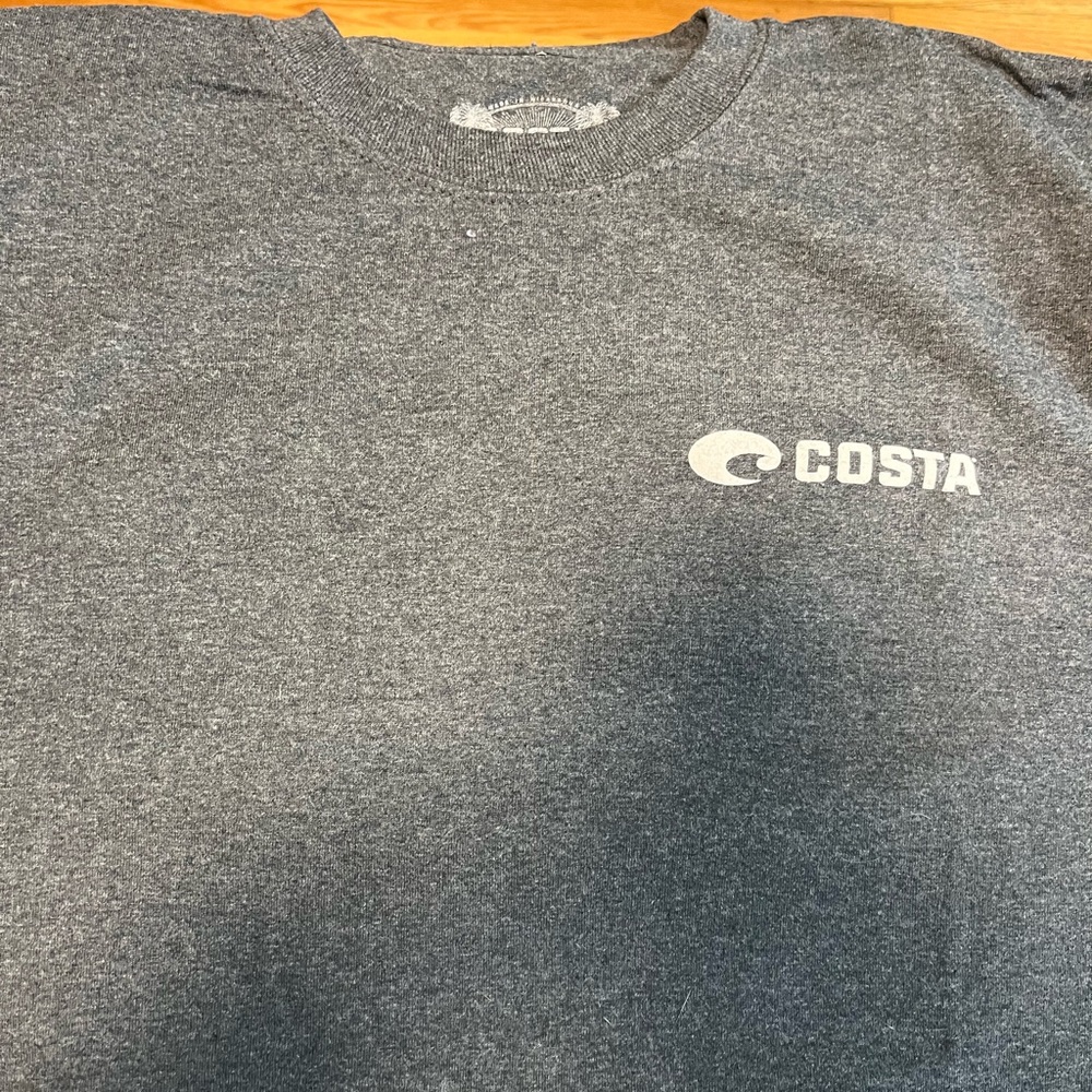 Costa Del Mar Charcoal Long Sleeve T-shirt